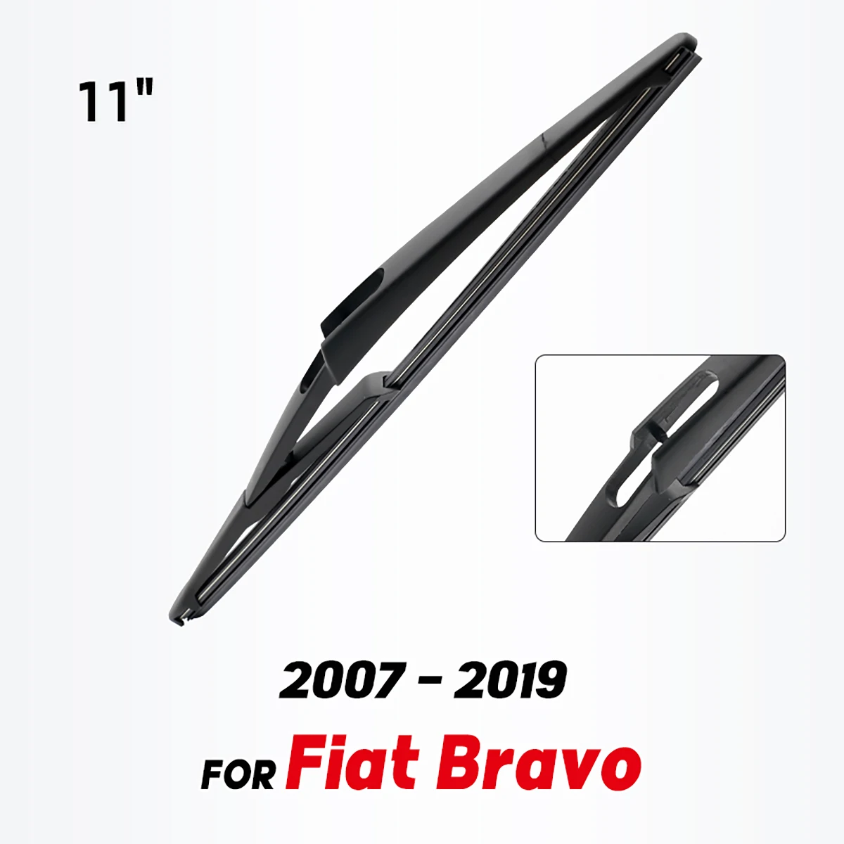 Scheibenwischer 11" Heckscheibenwischerblatt für Fiat Bravo 2007 - 2019 Windschutzscheibe Windschutzscheibe Heckscheibe