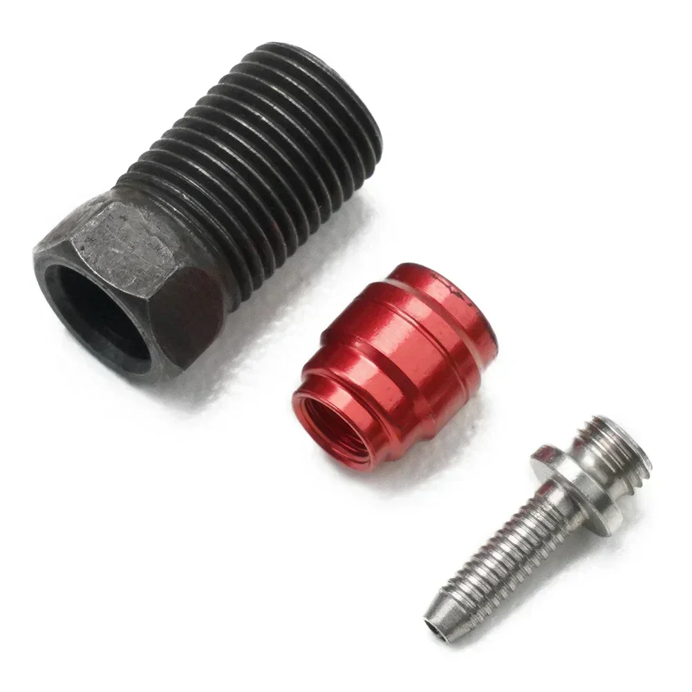 1 set Bike Disc Brake Hose Barb Insert Olive Connecting Nut For-SRAM Cycling Hydraulic Brake Hose