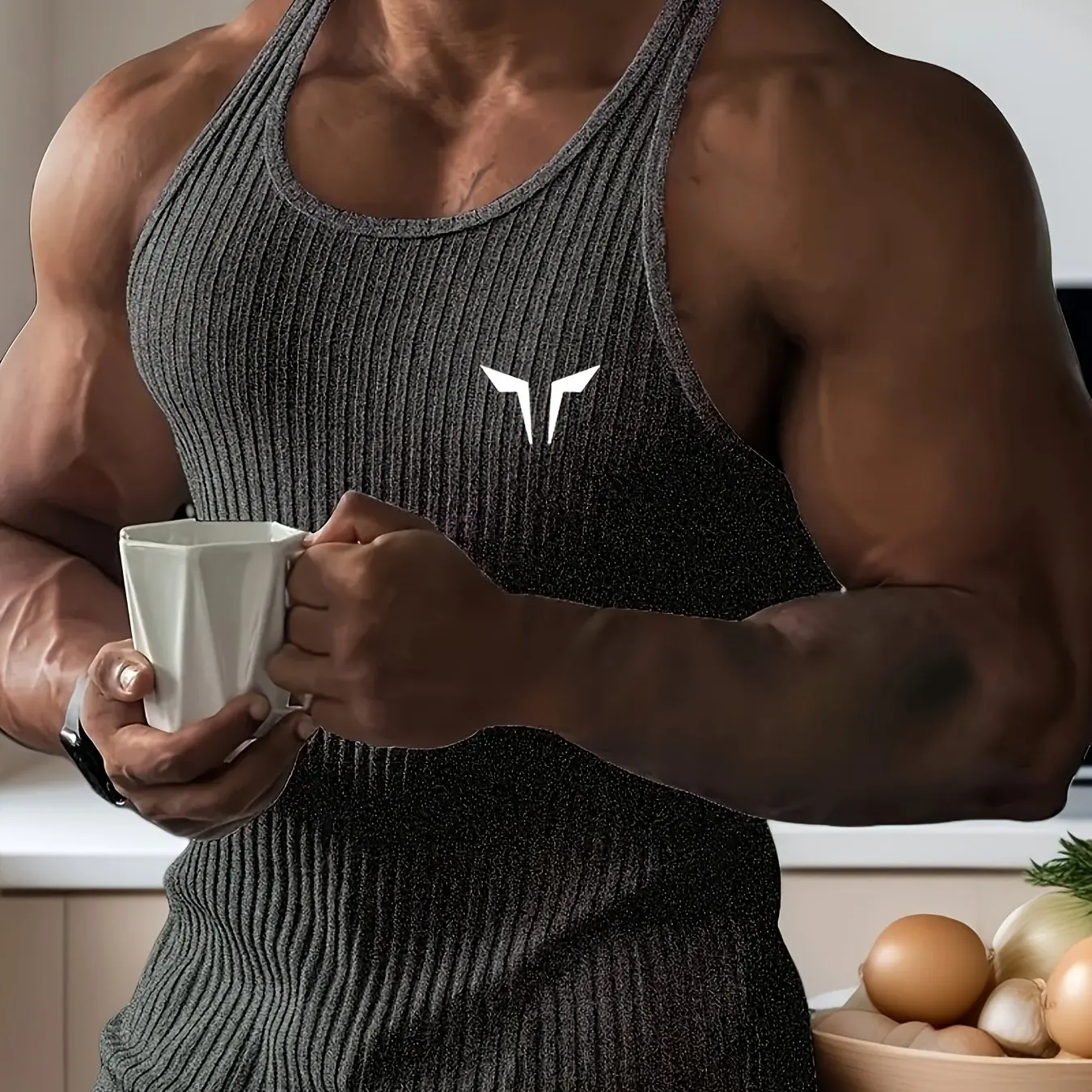 2026 new men's breathable top summer lightweight gym muscle vest quick drying exercise training vest sleeveless fitness