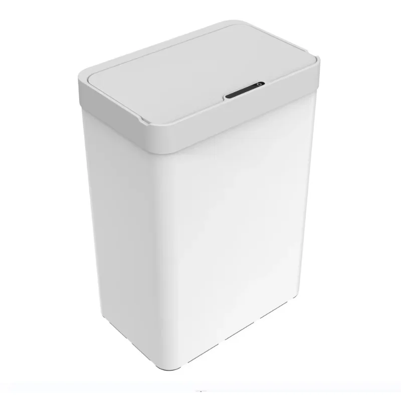 

Бесконтактное мусорное ведро с сенсором, 19 галлонов (35/45/55/70 л), прямоугольное, идеально для дома, кухни, офиса, из нержавеющей стали