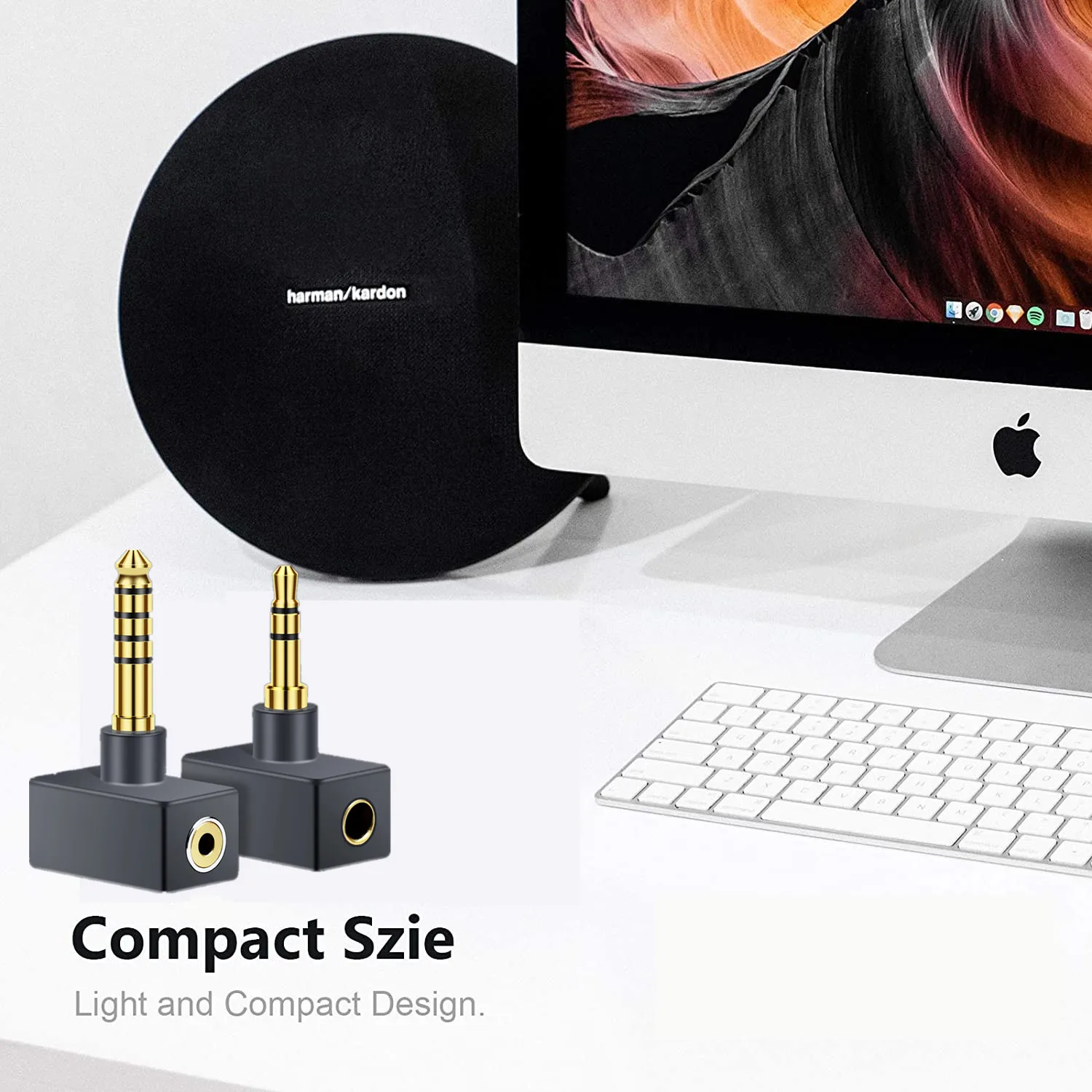 Adaptador de auriculares de 2,5mm, 3,5mm, 4,4mm, convertidor macho a hembra, HiFi chapado en oro, 2,5, 3,5, 4,4, conector Universal