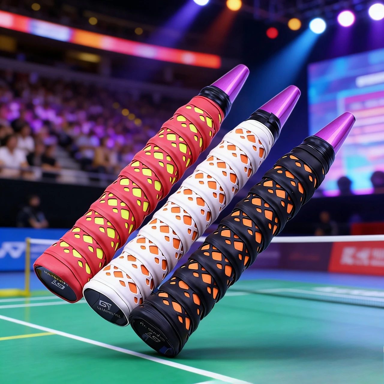 

Поглощающая пот ручная резиновая сетка, противоскользящая намоточная лента для ракеток для бадминтона и ручек удочек