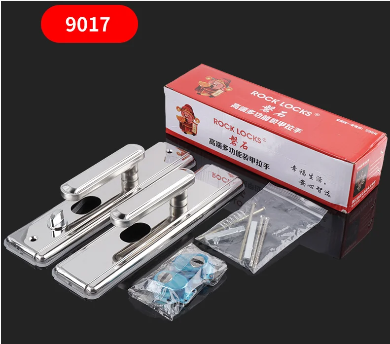 Imagem -06 - Porta de Segurança Maçaneta Painel Espessado Fechadura Mecânica Porta de Entrada Aço Inoxidável 304