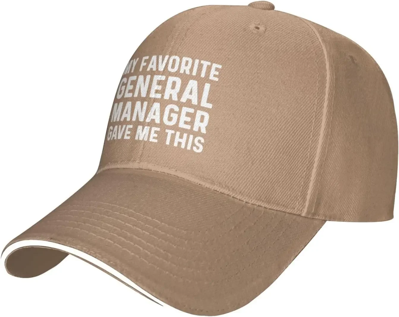 My Favorite General Manager Gave Me This Hat for Women Baseball Caps Graphic Caps