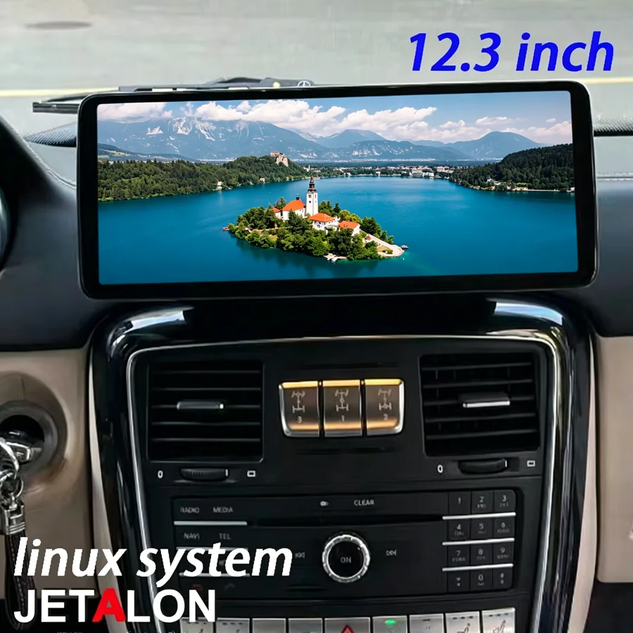 

12.3'' Carplay & Android Auto Car Stereo Linux System GPS Multimedia Video Player for Mercedes Benz G Class W463 NTG5.0 NTG5.1