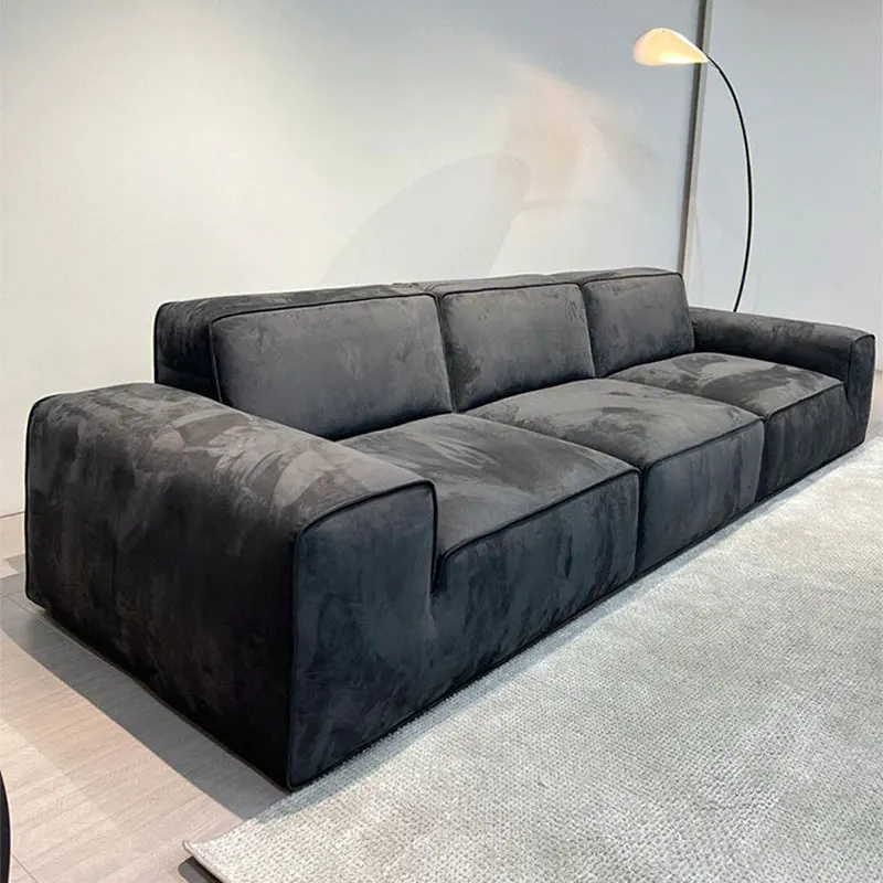 Modern Modular Sofa with High Density Foam and Velvet Fabric Villa & School Use Sectional Sofa Setpromote sales