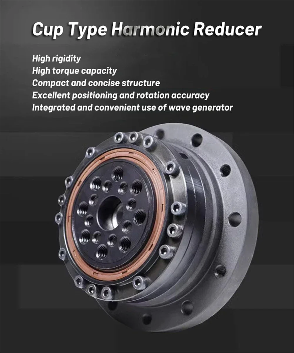 Harmonic Drive With Flange Plate Cup Type Harmonic Reducer