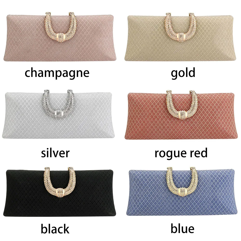 YYW bolsos de noche para mujer, bolsos de mano de lujo dorados a la moda y bolsos de hombro con cadena, bolsos de mano con purpurina para banquete,