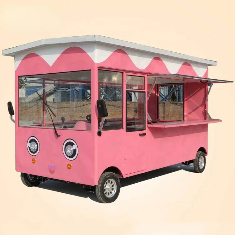 popular long lifetime fast food cart/bbq trailer for sale