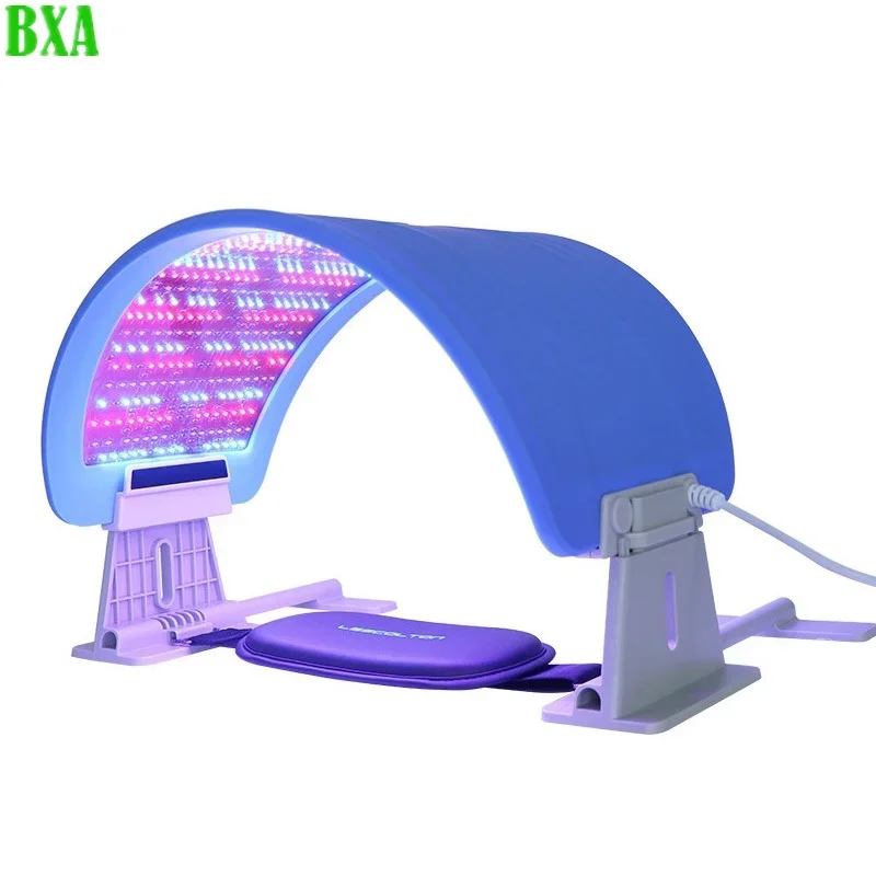 

573 Светодиодная фототерапия Красный Синий Свет PDT Светодиодная маска для лица Красота тела Спа Омоложение кожи Устройство для удаления морщин от прыщей Уход за кожей