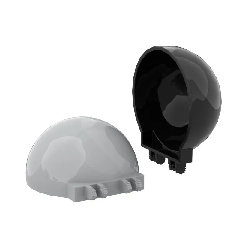 Pièces MOC 50747 pare-brise 6x6x3, auvent demi-sphère, briques compatibles, bricolage, bloc de construction à assembler, particules, jouet Puzzle pour enfant, 1 pièce