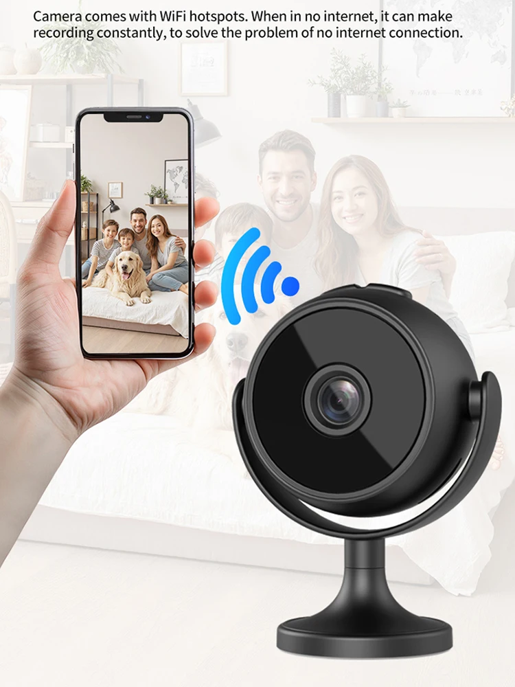 1090P Wifi Home Security Camera Intelligent Magnetic Suction Monitoring Camera Wireless Night Vision Camera 2026 NEW