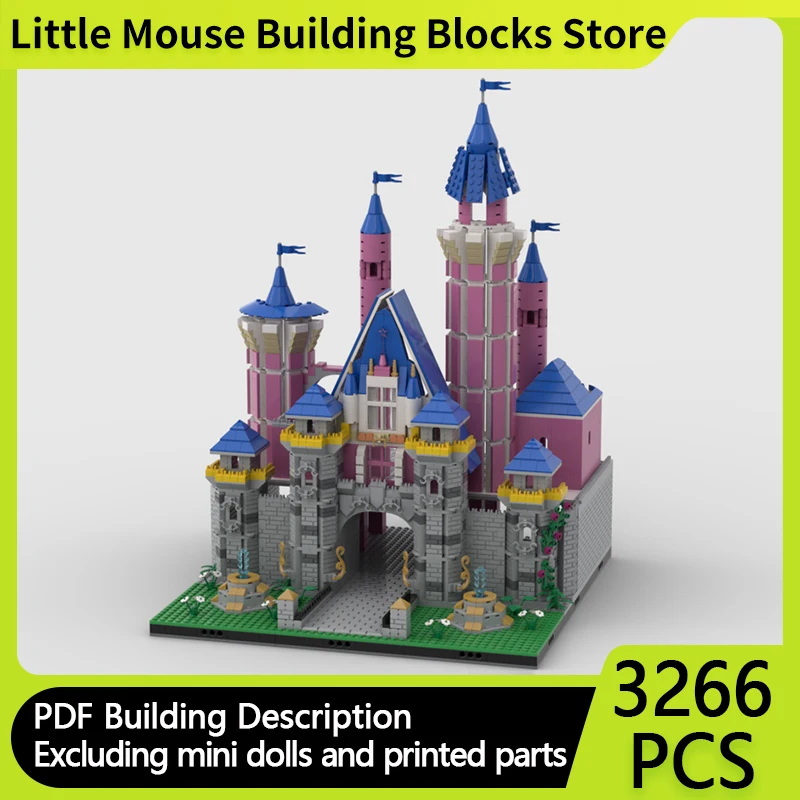 

Medieval Castle Model MOC Building Bricks Fairy Tale Castle Modular Technology Gifts Holiday Assemble Children Toys Suit