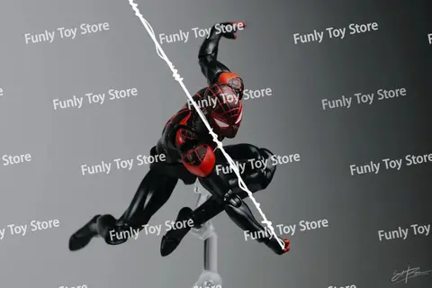 I lager Ct Toys Spiderman Miles Morales Mafex 092 Spider-Man Figur Shf Spider-Man Anime Actionfigur Figur Modell Presentleksaker 6 best sales Miles Morales leksaksfigur - №1