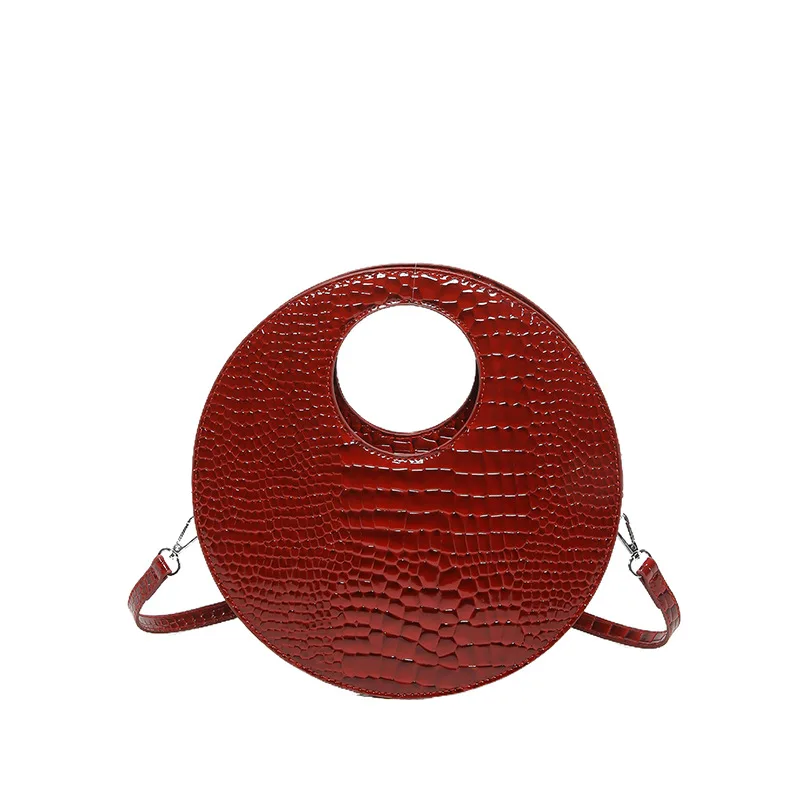 Round Handbags and Purses Clutches Stone Women Shoulder Crossbody Bags  2024 New Trendy Design Messenger Bag High Quality