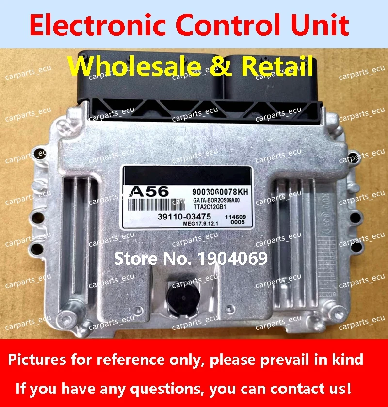 

39110-03435 A10 39110-03410 A00 ECU 39111-03377 BE76 Модуль управления компьютером двигателя MEG17.9.12.1 Подходит для 39110-03475 A56