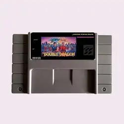 High Quality 16 Bit Super Double Dragon NTSC Big Gray Game Card For USA Version Game Player