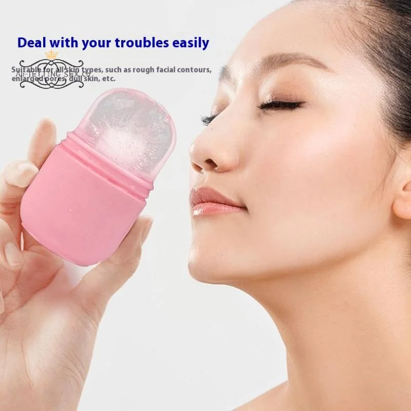 Cartoon Varken Vorm Ijs Gezichtsroller Gua Sha Wallen Roller Lifting Gereedschap Ijsblokjesbakken Ijsballen Gezicht Massager Schoonheidsverzorging