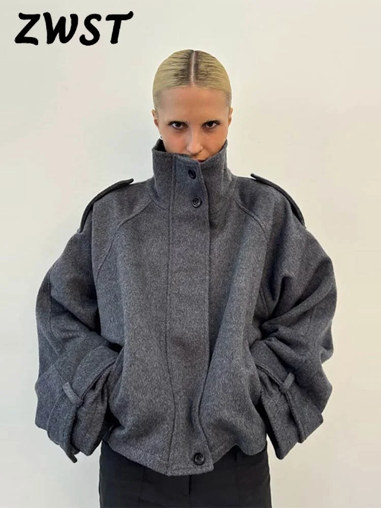 Повседневная однотонная женская куртка из искусственной кожи, уличная толстовка с длинными рукавами и карманами и лацканами, женское пальто, осень 202, модная женская верхняя одежда Повседневная однотонная женская куртка из искусственной кожи, уличная толстовка с длинными рукавами и карманами и лацканами, женское пальто, осень 202, модная женская верхняя одежда