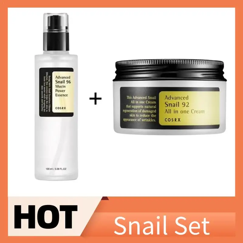 Advanced Snail 96 Mucin Power Essence Snail 92 All In One Cream Moisturizing Smoothing Nourishing Korean Facial Skin Care