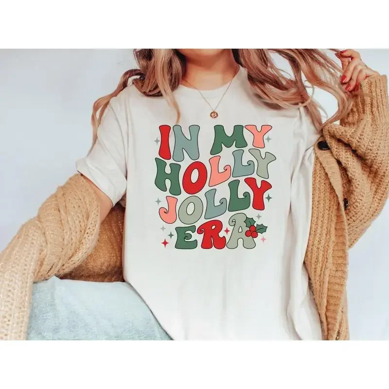 In My Holly Jolly Era T Shirt Christmas Girls SweaT for Swiftee