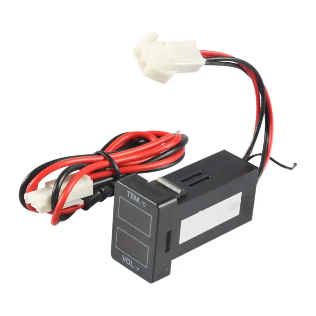 

Цифровой измеритель температуры напряжения для панели вольтметра Toyota 12-24 В