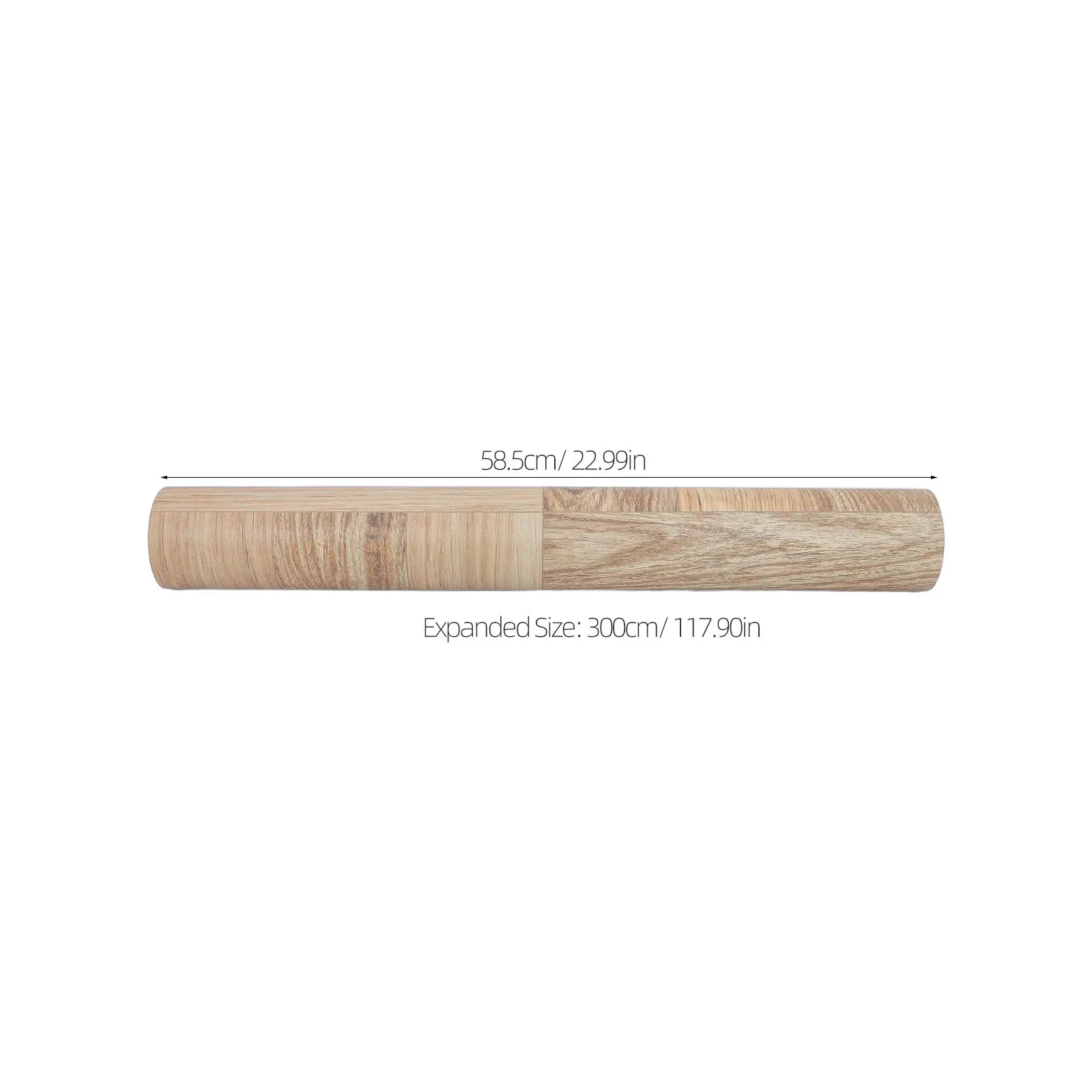 Wood Grain Self Adhesive Floor Sticker Waterproof Removable Peel and Stick Vinyl Tile for Kitchen Bathroom