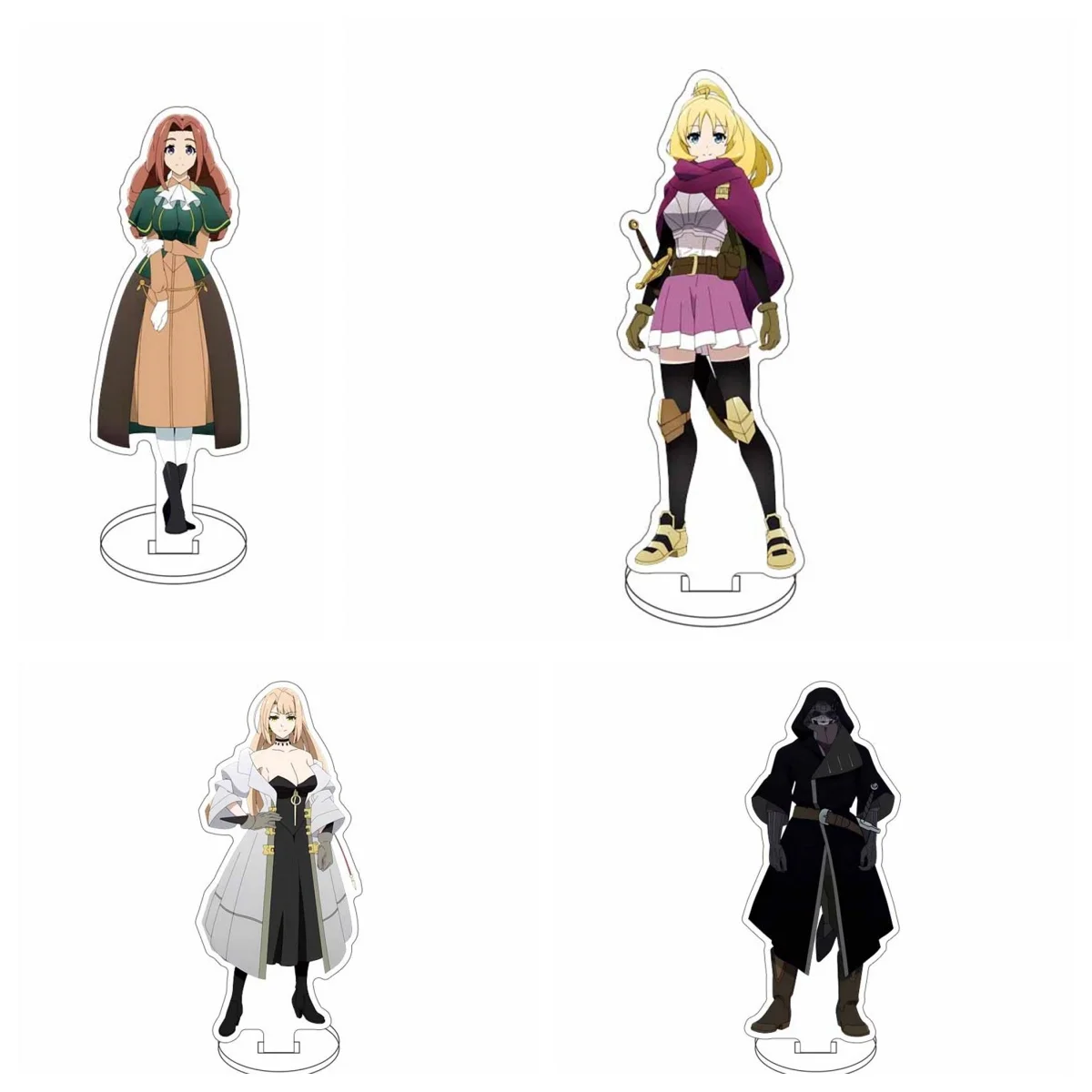 

5PSC Anime The Unwanted Undead Adventurer Model Cosplay Charm Karakters Ornament Accessoires Goederen Collection Gesch Gifts 15c