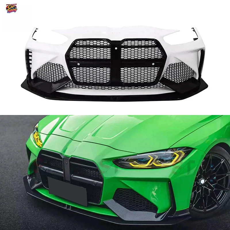 

Suitable for BMW M3M4 G80G82 dry carbon fiber front bumper modification AD style front bumper exterior trim parts