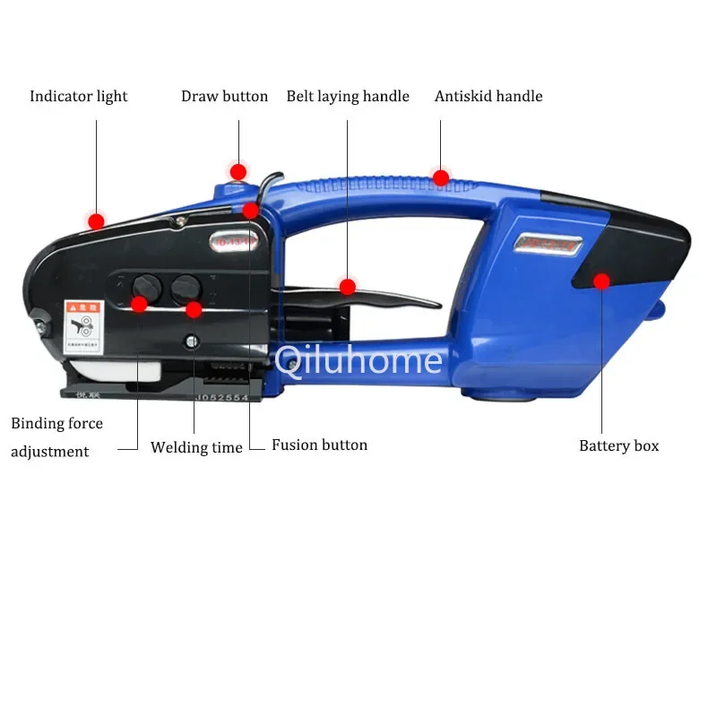 Handheld 13-16mm PP PET strapping tool Electric strapping machine Portable packing machine