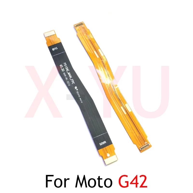 MainBoard Flex For Motorola Moto G31 G32 G41 G42 G50 G51 G52 G71 One Fusion Plus Main Board Motherboard Connector LCD Flex Cable