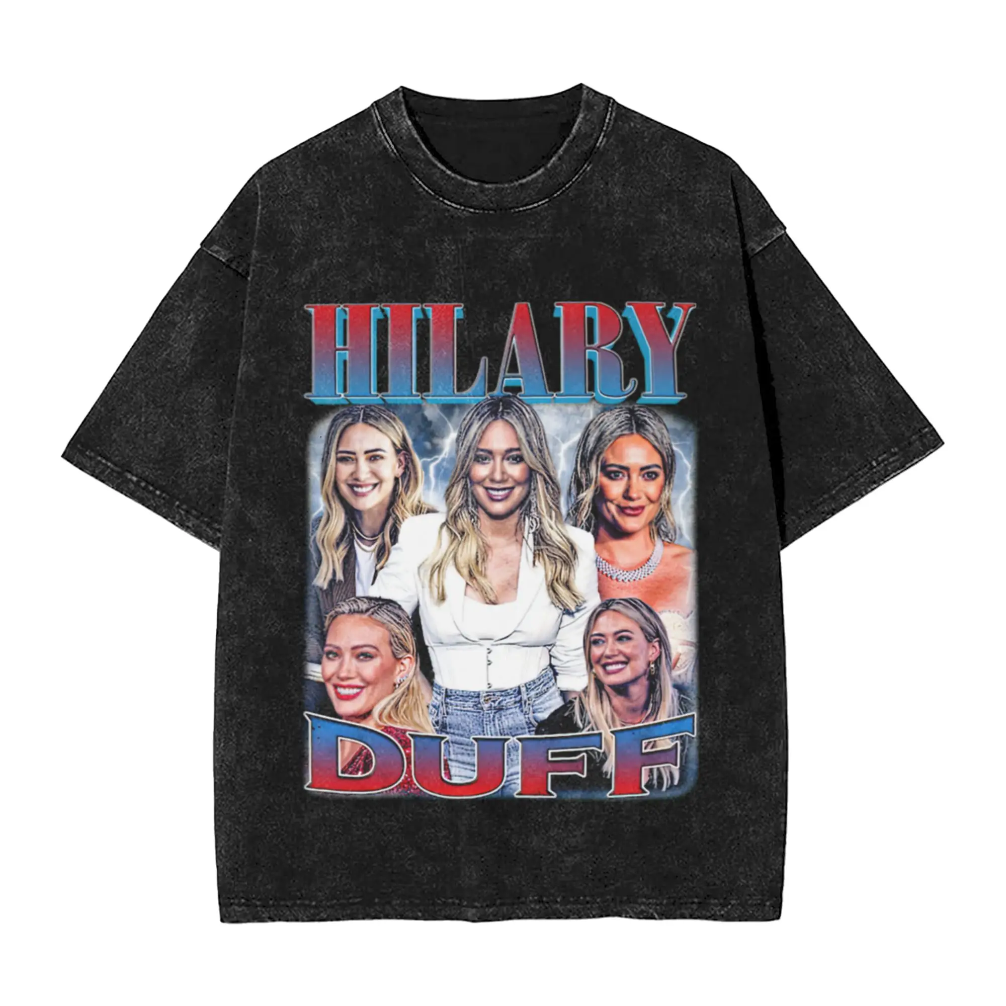 Duff Vintage Bootleg Unique Comfort A T-Shirt Oversized Short Sleeve Men's Women's Cotton Tees Tops