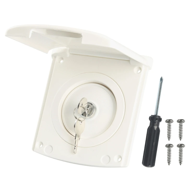 

H7BD Weather Resistant RVs Water Inlet Lid Fast Installation For Caravans Use