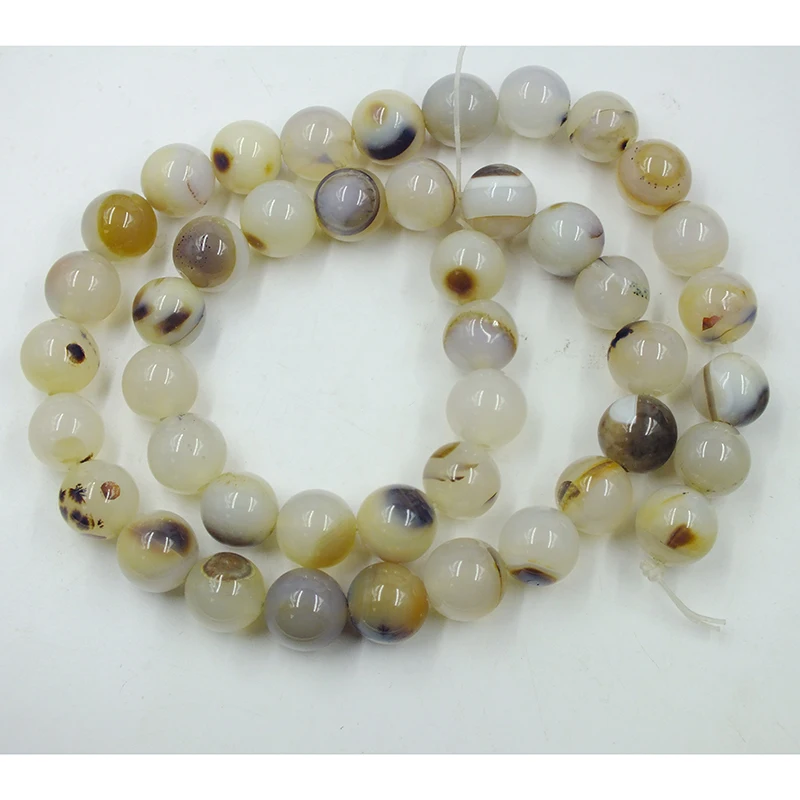 Finally, 44PCS 14MM natural stone beads. Loose beads. DIY earrings/bracelets/necklaces