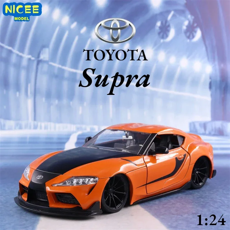 

1:24 Fast And Furious Toyota Supra High Simulation Diecast Car Metal Alloy Model Car Children's toys collection gifts J229