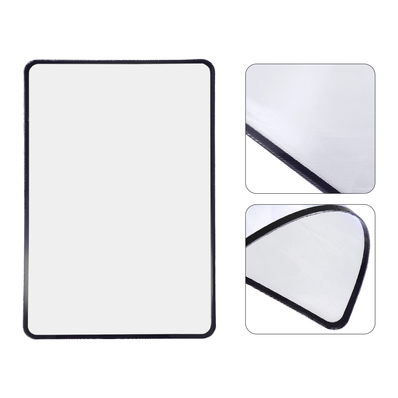 

4pcs PVC Handheld Magnifier 3X Glasses Portable Bookmarks Reading Magnifier Large View Reading Magnifying Glass Area