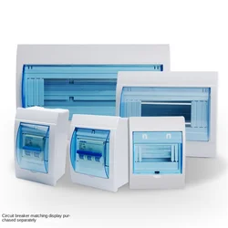 2-12 Way Plastic Electrical Box Circuit Breaker Distribution Box Household MCB Waterproof Box Wall-Mounted Electrical Enclosures