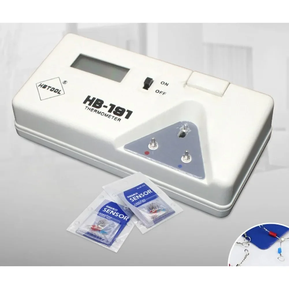 191 Temperature Tester LCD Digital Display Soldering Iron Tip Thermometer + Line Wear-resistant Power Tool Parts Replacement