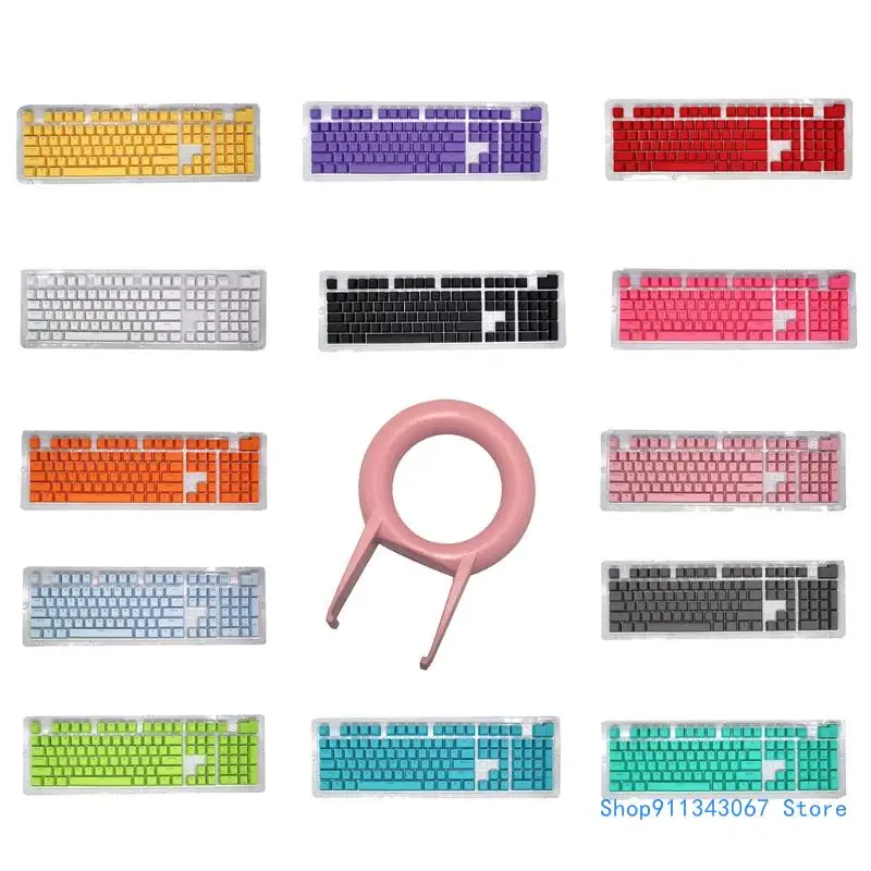 

Solid Color Backlight PBT Keycap Suitable for Mechanical Keyboard Installation Drop shipping