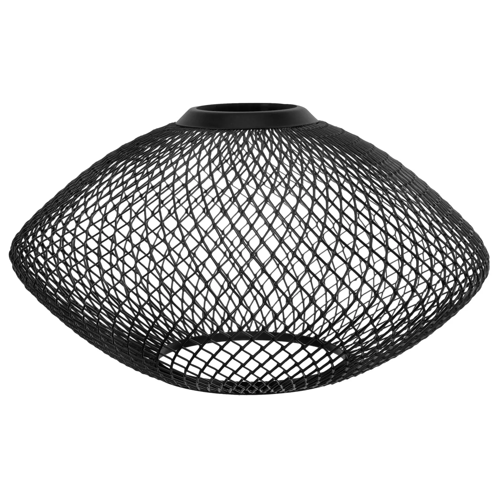 Metal Lampshade for Bare Bulb – Iron Mesh Hollow-Out Design, Ideal for Home, Bar, Restaurant, Porch & Hot Pot Shop
