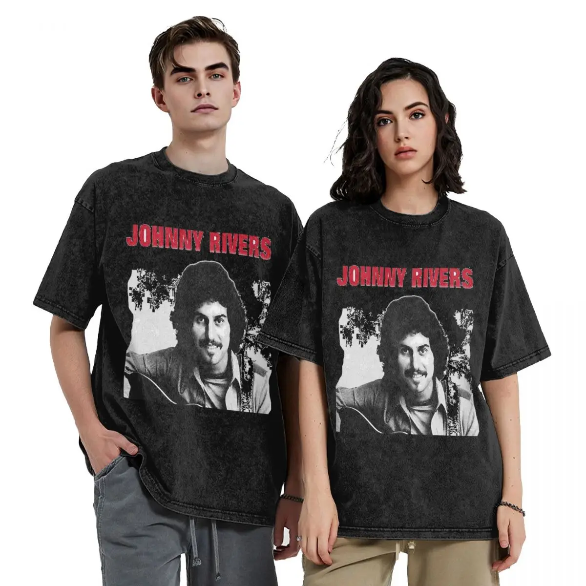 

Johnny Rivers For Men & Women T-Shirt man clothes Aesthetic clothing summer tops men tshirt