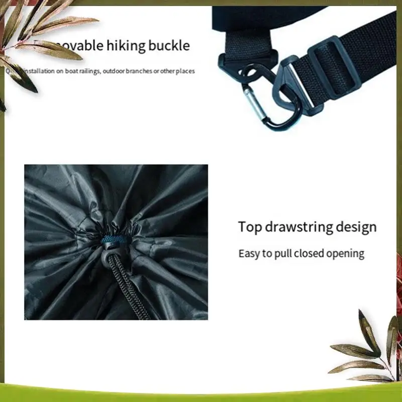 

Foldable Outdoor Mesh Boat Trash Bags Drawstring Reusable Boat Trash Cans Ring Mesh Trash Bags Durable Easy To Use