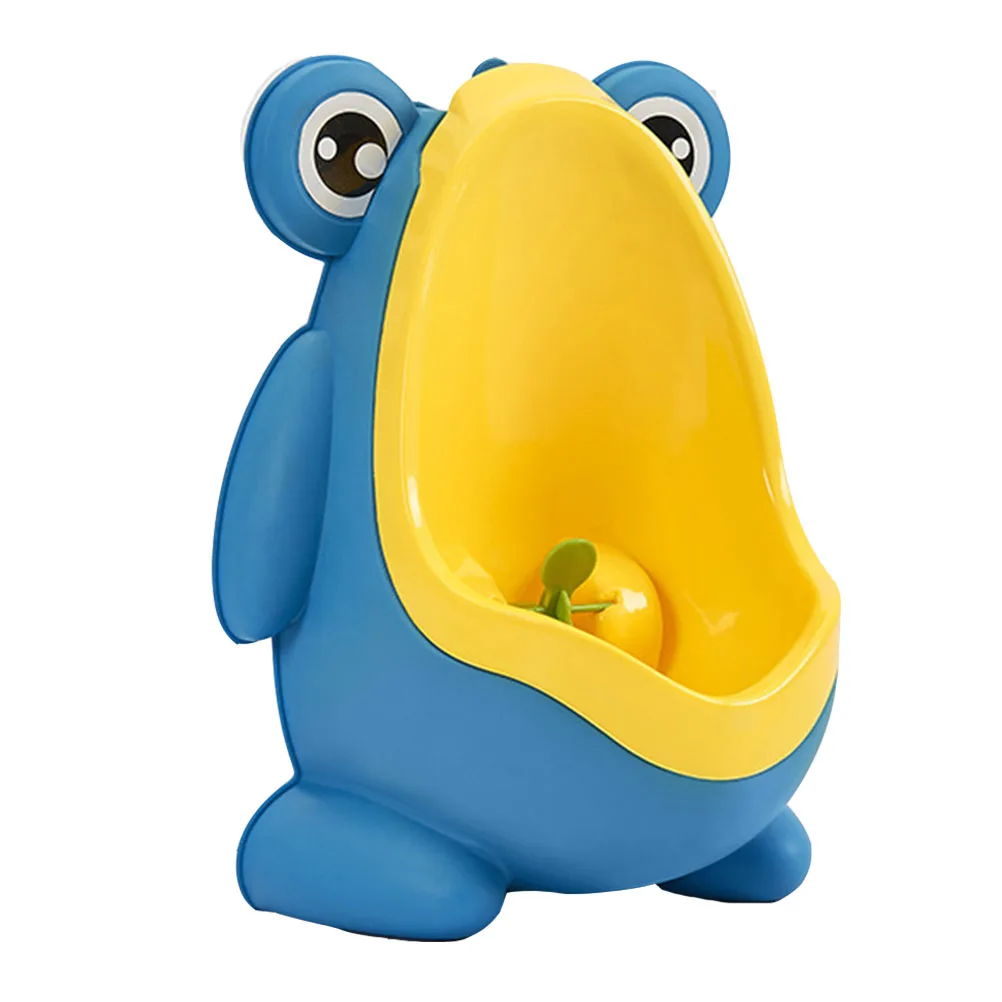 

1pc Baby Boy Urinal Frog Shaped Potty Blue Color Wall Mountable Training Toilet for Boys Easy Clean Durable PP Portable Bathroom