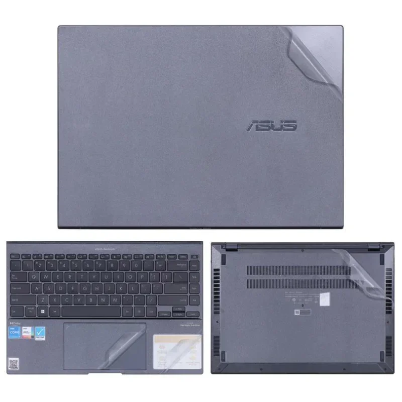 Anti Fingeprints Pre-Cut Vinyl Laptop Decal Sticker Film Cover for ASUS Zenbook 14 OLED 2023 UM3406 UX3404 UX3405 UX3402 UM3402