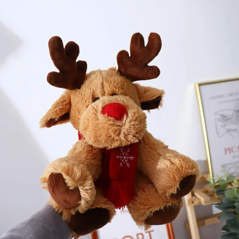 30 cm kinderen geschenken cartoon elanden poppen accessoires pop speelgoed elanden knuffels knuffel kerstcadeaus pluche pop