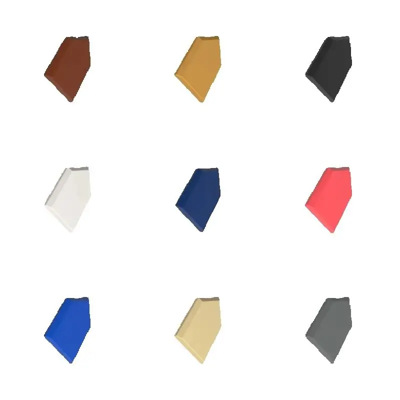 100pcs 22385 Tile Modified 2 x 3 Pentagonal Bricks Collections Bulk Modular GBC For Technical MOC DIY Building Blocks Toys