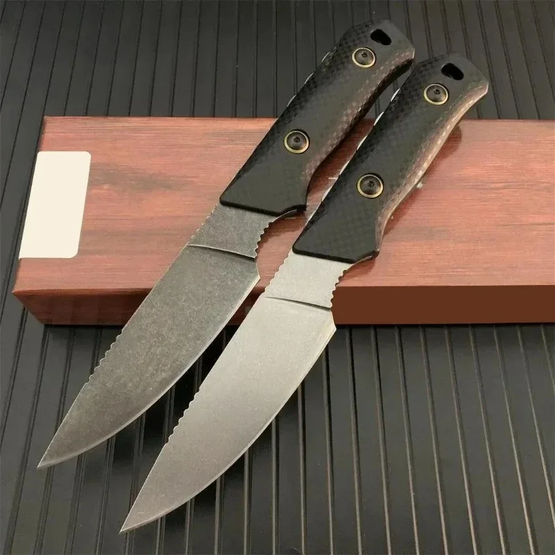 

Нож с фиксированным лезвием BM15600/15600OR D2, лезвие из нейлона, стекловолокна, тактический нож для выживания, охоты, кемпинга, самообороны, EDC, универсальный нож