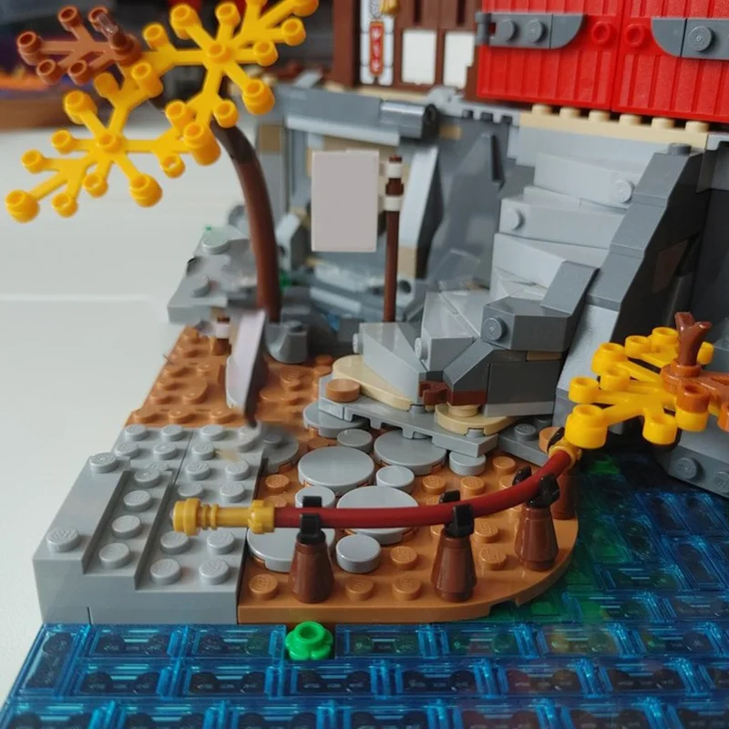 407 قطعة MOC Ninjia Dojo معبد مدينة التوسع نموذج اللبنات العمارة تجميع الإبداعية هدايا عيد الميلاد فكرة لعب الاطفال #2