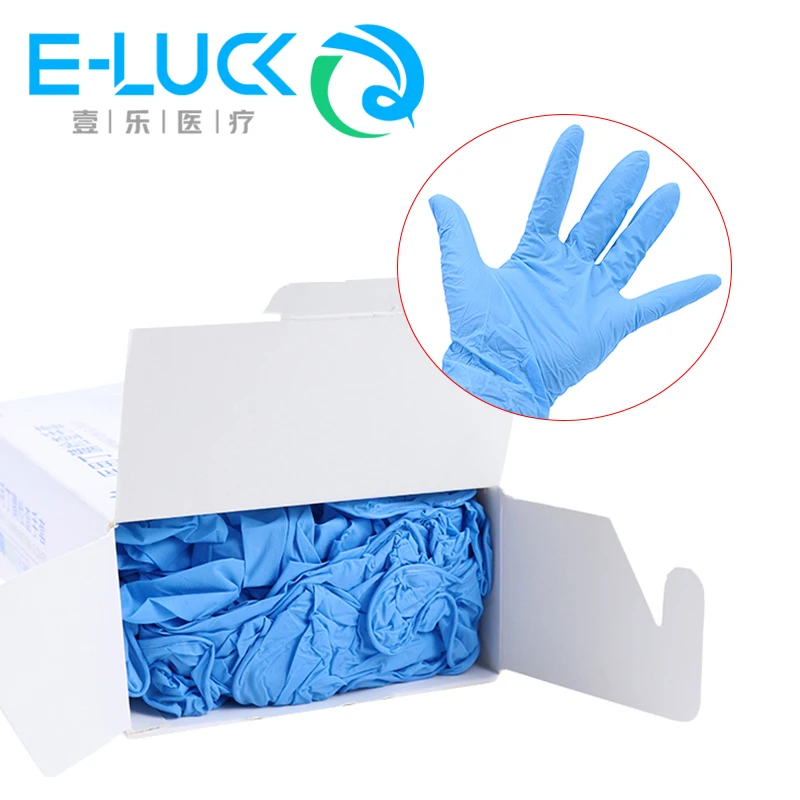 100pcs Dentist Gloves Nitrile Gloves Dental Laboratory Disposable Examination Gloves Food Grade Waterproof Allergy Free