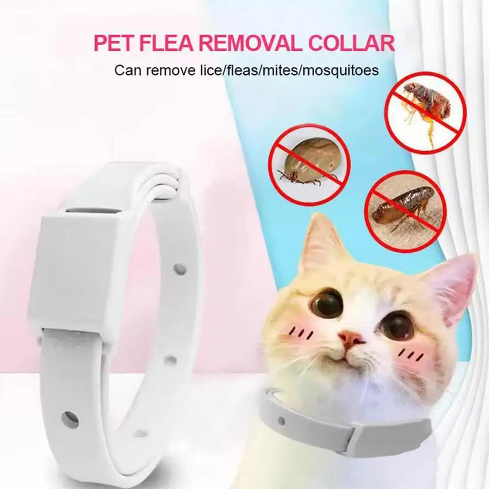Antiparasitic Flea Tick Collar for Small Dogs Cats Adjustable Protection Insect Repellent Puppy Kitten Collar Accessory 1/3/5PCS